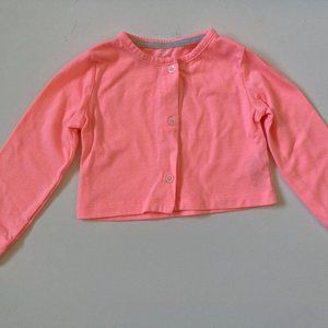 Pink Carters Kids' Button-Up Cardigan